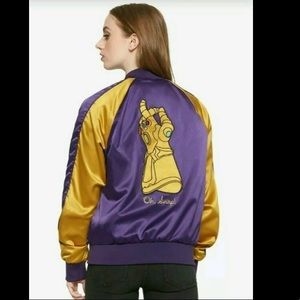 Her universe hot topic Thanos bomber jacket